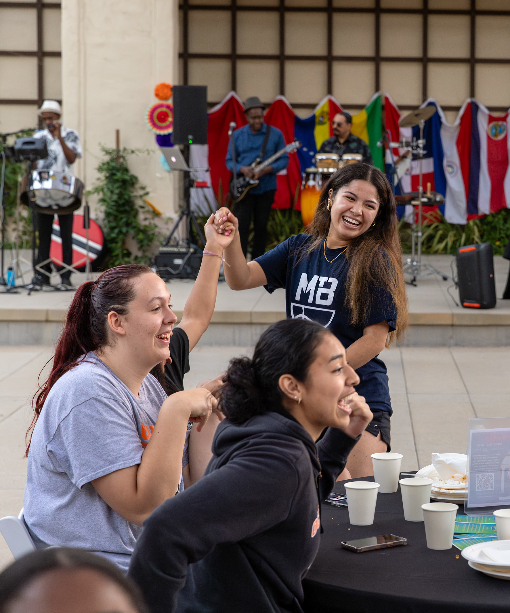 Student and alumni attend the Fiesta Latine Welcome Affinity Mixer 