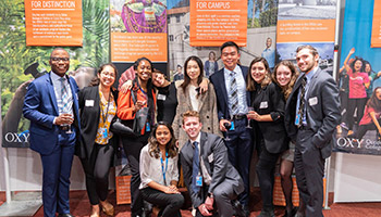 Students at the Oxy Campaign for Good event in New York