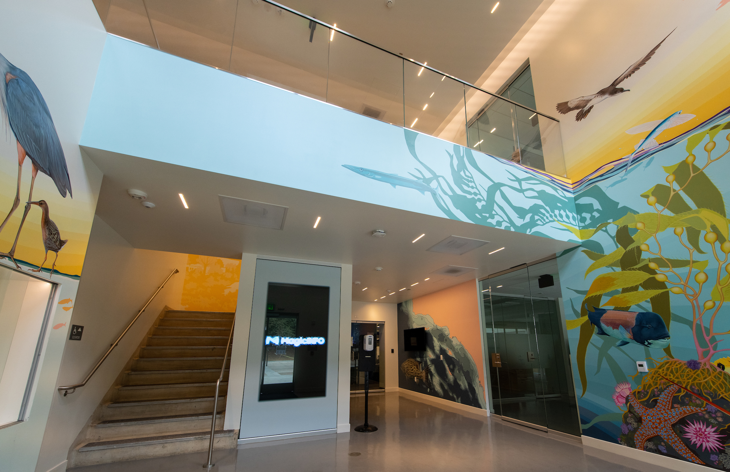 The lobby of the Anderson Center for Environmental Sciences