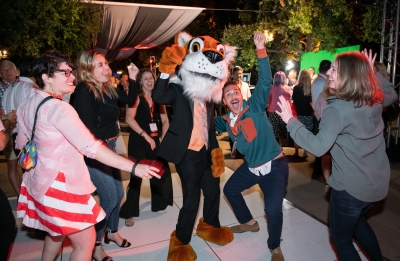 Tigers get down at the Soiree on the Quad during Alumni Reunion Weekend 2019