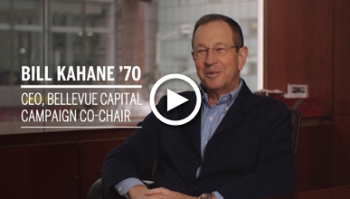 Campaign co-chair Bill Kahane '70