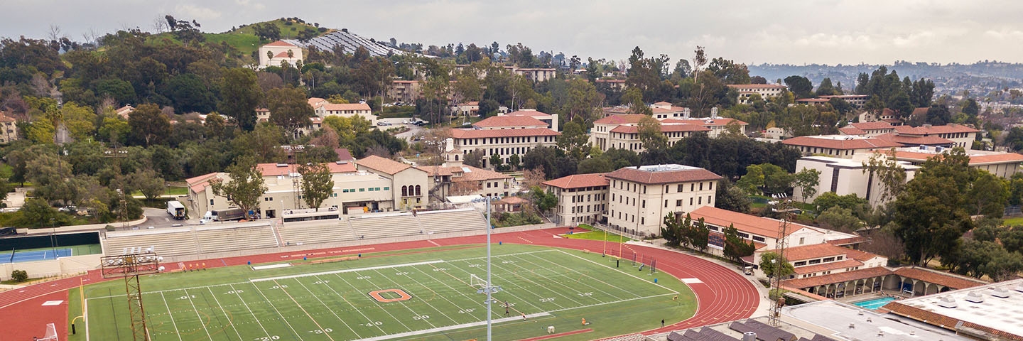 View from north of campus