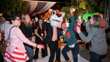 Tigers get down at the Soiree on the Quad during Alumni Reunion Weekend 2019