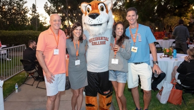 Alumni at Homecoming at Oxy