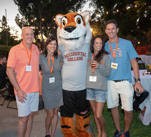 Oxy alumni at reunion